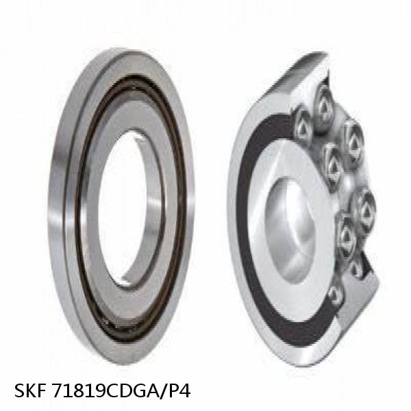 71819CDGA/P4 SKF Super Precision,Super Precision Bearings,Super Precision Angular Contact,71800 Series,15 Degree Contact Angle